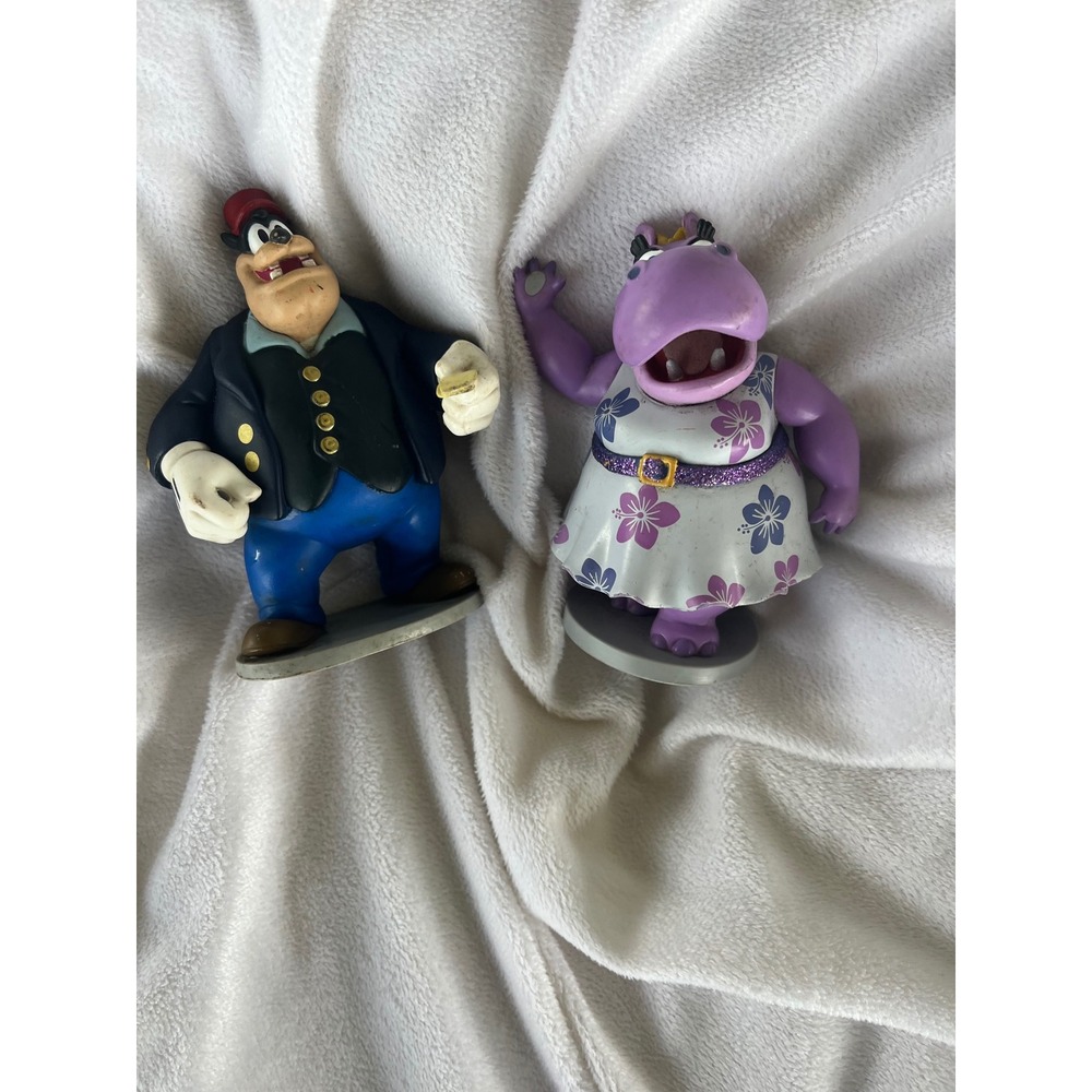 Disney Parks Fantasia Gardens Pete and Hyacinth Hippo Figurine Set WDW
